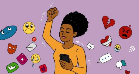Experiences of technology-facilitated gender-based violence (TFGBV) on online dating apps and social media platforms among university students in South Africa.