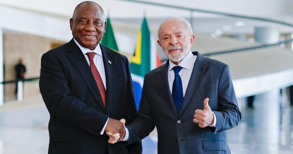 South African President Cyril Ramaphosa arrives in Brazil on a state visit