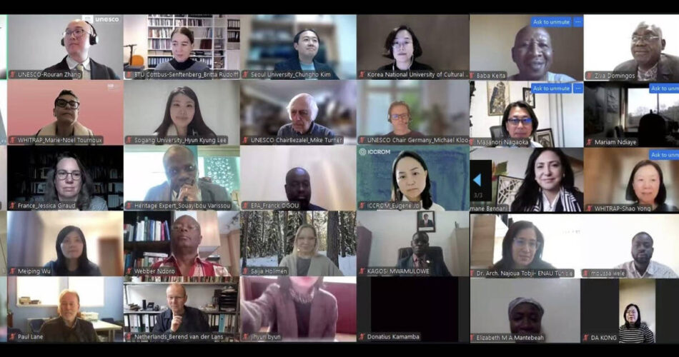 UNESCO organizes virtual brainstorming session to strengthen World Heritage higher education in Africa