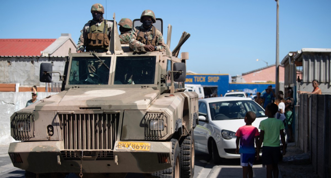 South Africa deploys army to crime-plagued Cape Town township • Channels Television