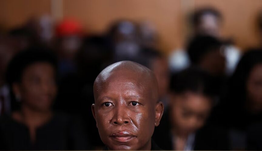 South African opposition leader Malema sentenced to five years in prison