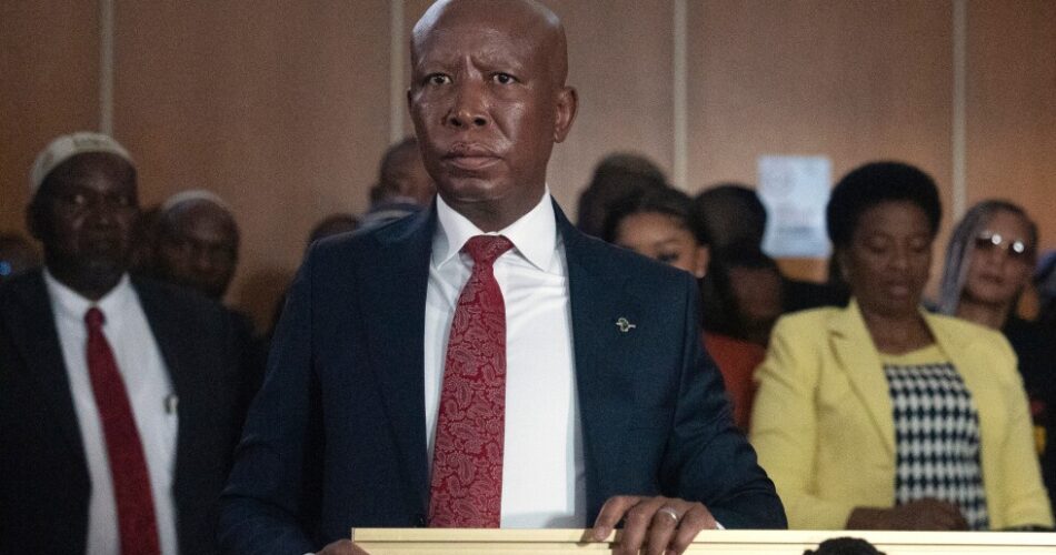 South African politician Julius Malema sentenced to 5 years imprisonment