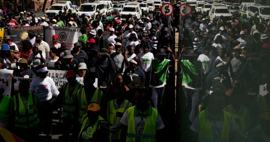 South Africans protest against illegal immigration