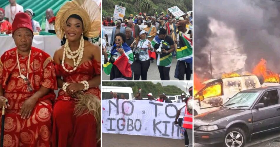 The recent coronation of Chief Solomon Ogbonna Eziko as 'Igwe Ndigbo' and the growing unrest in South Africa