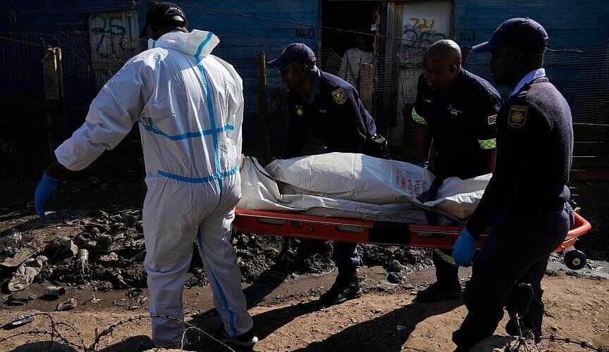 12 dead, 9 injured in South Africa gang attack