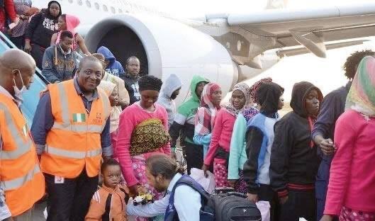 BREAKING: First batch of repatriated Nigerians arrives in Lagos from South Africa