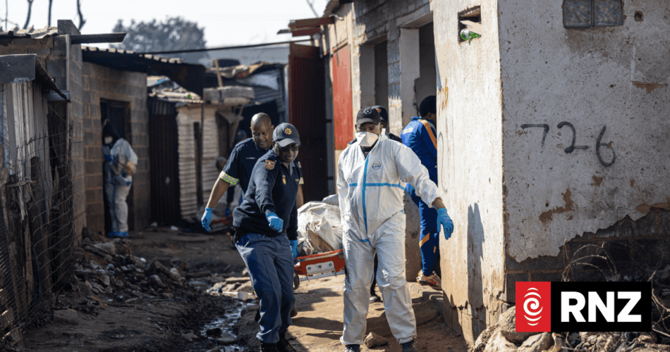 South African police say gunmen shot dead 12 near Johannesburg