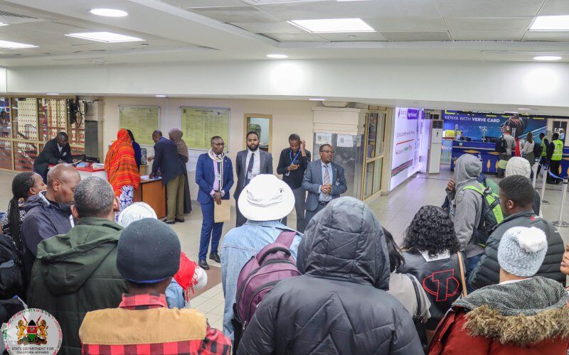Returning Kenyans recall suffering in South Africa