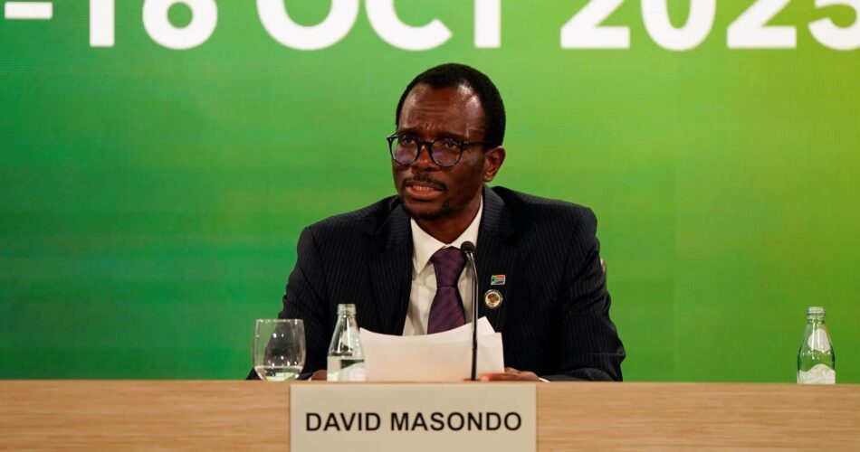 South Africa's deputy finance minister resigns as chairman of the State Assets Manager