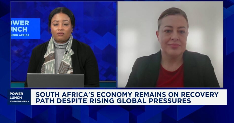 South Africa's economy remains on recovery path despite growing global pressure